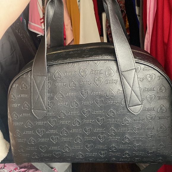 Juicy Couture Liquorice Fashionista Rosie Weekender Travel Bag NWT - Picture 8 of 11